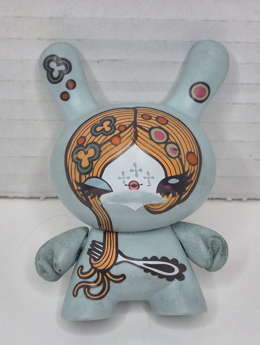 Kidrobot Junko Mizuno Series 5 Chase Figure Pasta Girl Rare Find Used